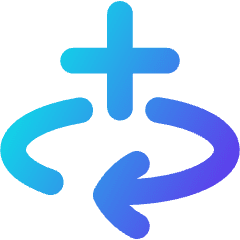 Line Arrow Rotate All Axis Right Icon from Flex Gradient Set