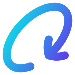 Line Arrow Rotate Diagonal Right 2 Icon from Flex Gradient Set