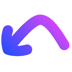 Line Arrow Bounce Down Left Icon from Flex Gradient Set