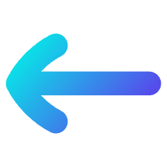 Line Arrow Left 1 Icon from Flex Gradient Set