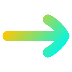 Line Arrow Right 1 Icon from Flex Gradient Set