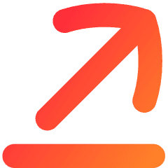 Line Line Arrow Diagonal Top Right Icon from Flex Gradient Set
