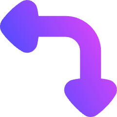 Triangle Arrow Top Right Corner Icon from Flex Gradient Set