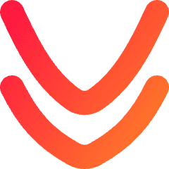 Double Tailless Line Arrow Down Icon from Flex Gradient Set