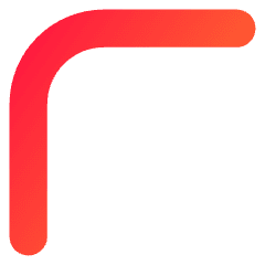 Tailless Line Arrow Top Left Icon from Flex Gradient Set