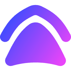 Double Tailless Triangle Arrow Up Icon from Flex Gradient Set