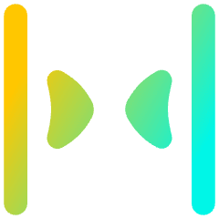 Tailless Triangle Arrow Shrink Horizontal 2 Icon from Flex Gradient Set