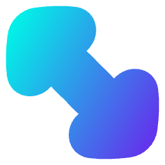 Thick Arrow Diagonal 2 Icon from Flex Gradient Set