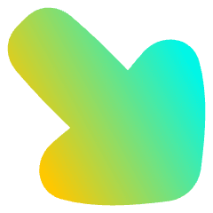 Thick Arrow Diagonal Bottom Right Large Icon from Flex Gradient Set