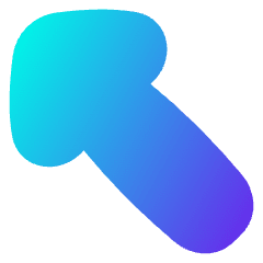 Thick Arrow Diagonal Upper Left Icon from Flex Gradient Set