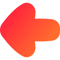 Thick Arrow Left Large Icon from Flex Gradient Set