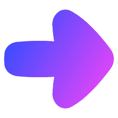Thick Arrow Right Large Icon from Flex Gradient Set