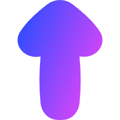 Thick Arrow Up Icon from Flex Gradient Set