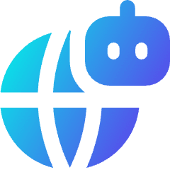 Ai Network Robot Icon from Flex Gradient Set