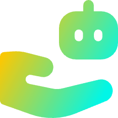 Ai Tools Robot Icon from Flex Gradient Set