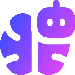 Artificial Intelligence Robot Icon from Flex Gradient Set