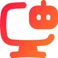 Computer Ai Robot Icon from Flex Gradient Set