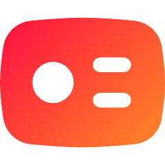 Business Card Icon from Flex Gradient Set