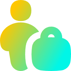 Office Worker Icon from Flex Gradient Set