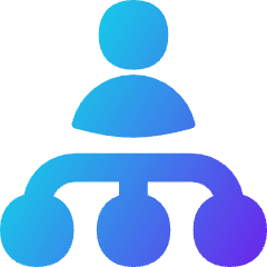 Work Organization Icon from Flex Gradient Set