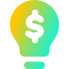 Business Idea Money Icon from Flex Gradient Set
