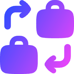 Business To Business Icon from Flex Gradient Set