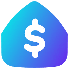 Properties Mortgage Icon from Flex Gradient Set