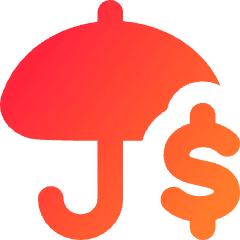 Security Umbrella Icon from Flex Gradient Set