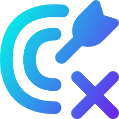 Target Cross Icon from Flex Gradient Set