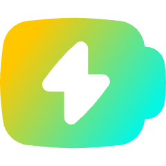 Battery Charging Icon from Flex Gradient Set