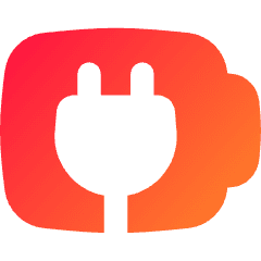 Battery Charging Plug Icon from Flex Gradient Set