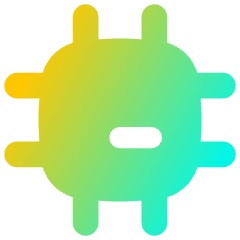 Computer Chip 1 Icon from Flex Gradient Set