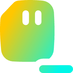 Sd Card Remove Subtract Icon from Flex Gradient Set