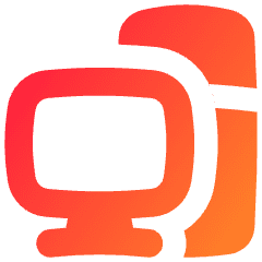 Computer Pc Desktop Icon from Flex Gradient Set