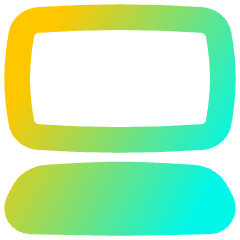 Desktop Icon from Flex Gradient Set