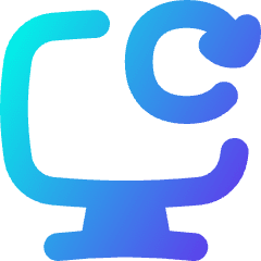 Desktop Refresh Icon from Flex Gradient Set