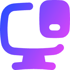 Desktop Sync Phone Icon from Flex Gradient Set