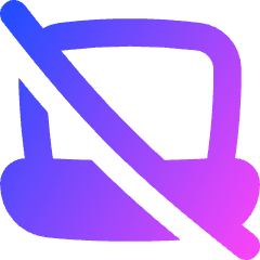 Laptop Disable Icon from Flex Gradient Set