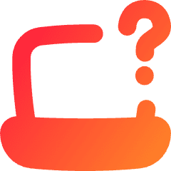 Laptop Help Icon from Flex Gradient Set