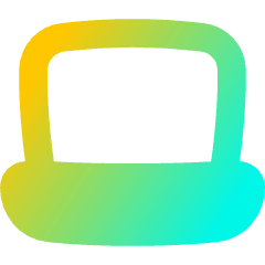 Laptop Icon from Flex Gradient Set