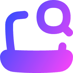 Laptop Search Icon from Flex Gradient Set