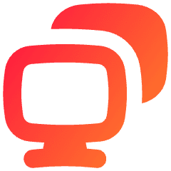 Monitor Project Screen Icon from Flex Gradient Set