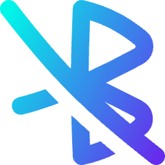 Bluetooth Disabled Icon from Flex Gradient Set