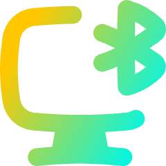 Monitor Bluetooth Icon from Flex Gradient Set
