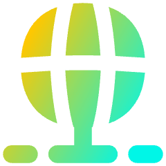 Network Icon from Flex Gradient Set