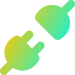 Plugs Icon from Flex Gradient Set