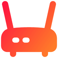 Router Wifi Network Icon from Flex Gradient Set