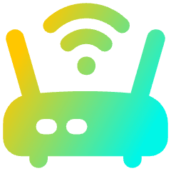 Wifi Router Icon from Flex Gradient Set