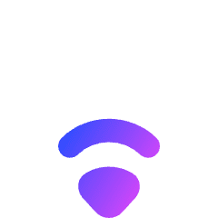 Wifi Signal Low Icon from Flex Gradient Set