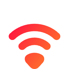 Wifi Signal Medium Icon from Flex Gradient Set